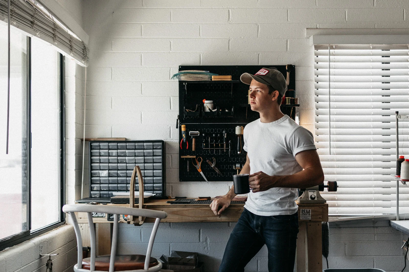 The Ugly Leather home workshop